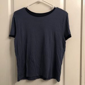 Plain blue Abercrombie T-shirt